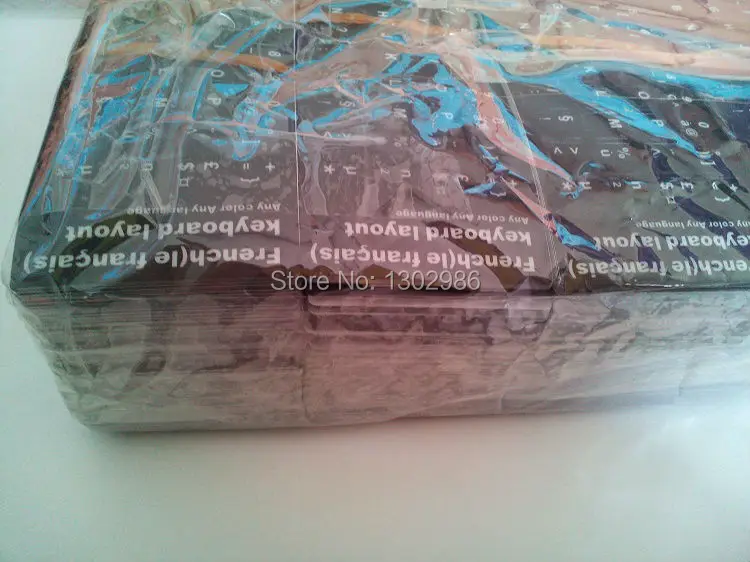 1000 шт./лот французский раскладка клавиатуры Наклейки для ноутбука/клавиатуры компьютера 10 дюймов или выше Планшеты PC Бесплатная доставка DHL