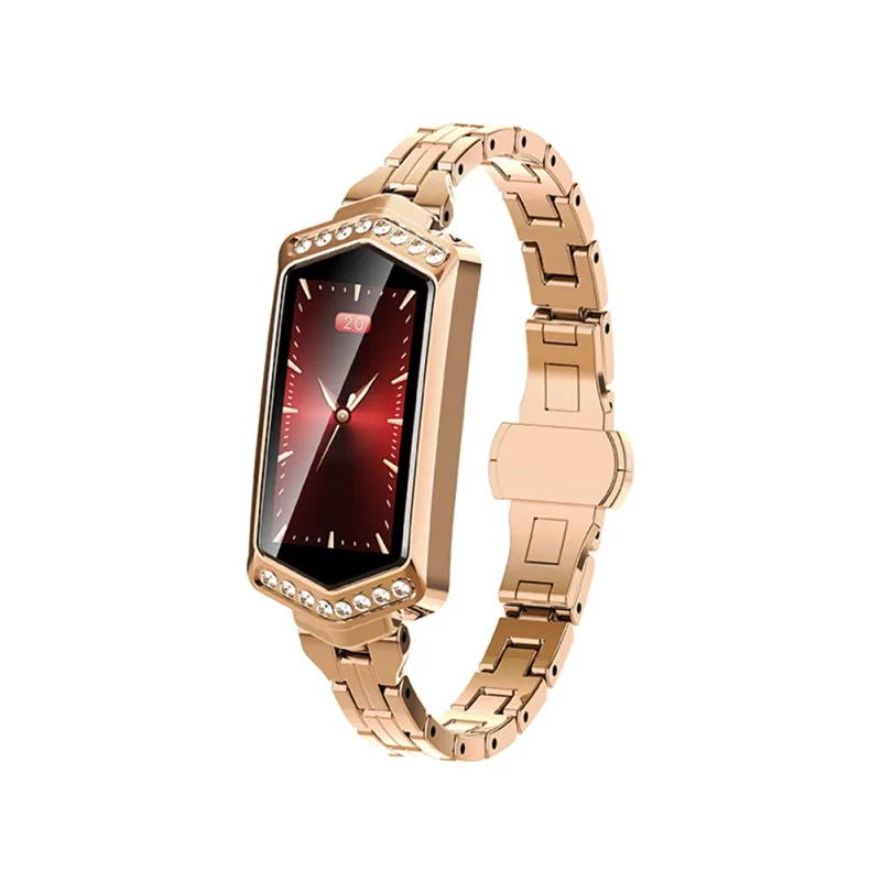 

B78 Women Smart Bracelet Fitness Watch Heart Rate Tracker Monitor Blood Pressure Oxygen Smartwatch Band Waterproof