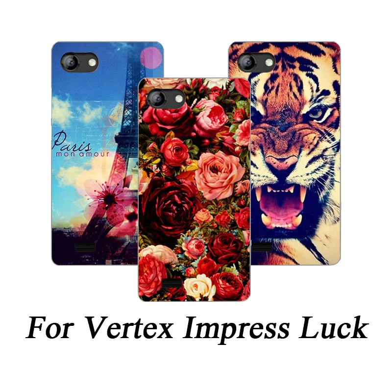 

For Vertex Impress Luck Case High Quality Fashion Colorful SOFT TPU Painted phone cover Case For Vertex Impress Luck phone cases