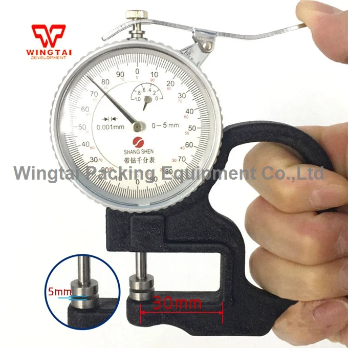 0 5mm 0.001mm Dial Thickness Gauge For Plastic Film,Papergauge