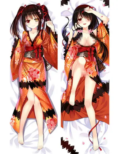 

DATE A LIVE Dakimakura Girl Sexy Tokisaki Kurumi Body Pillow Case Cover 59