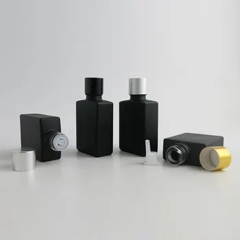 

200 X 30ml Empty Black Glass EssentIl Oil Bottle With Aluminium Cap Plastic Dropper 1oz Empty Black Glass Container
