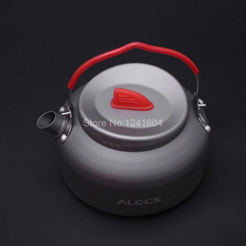 Alocs 7 unids al aire libre Camping senderismo Picnic utensilios de cocina conjunto con sartén olla tetera conjunto doblez Ollas Camping senderismo utensilios de cocina CW-C06S