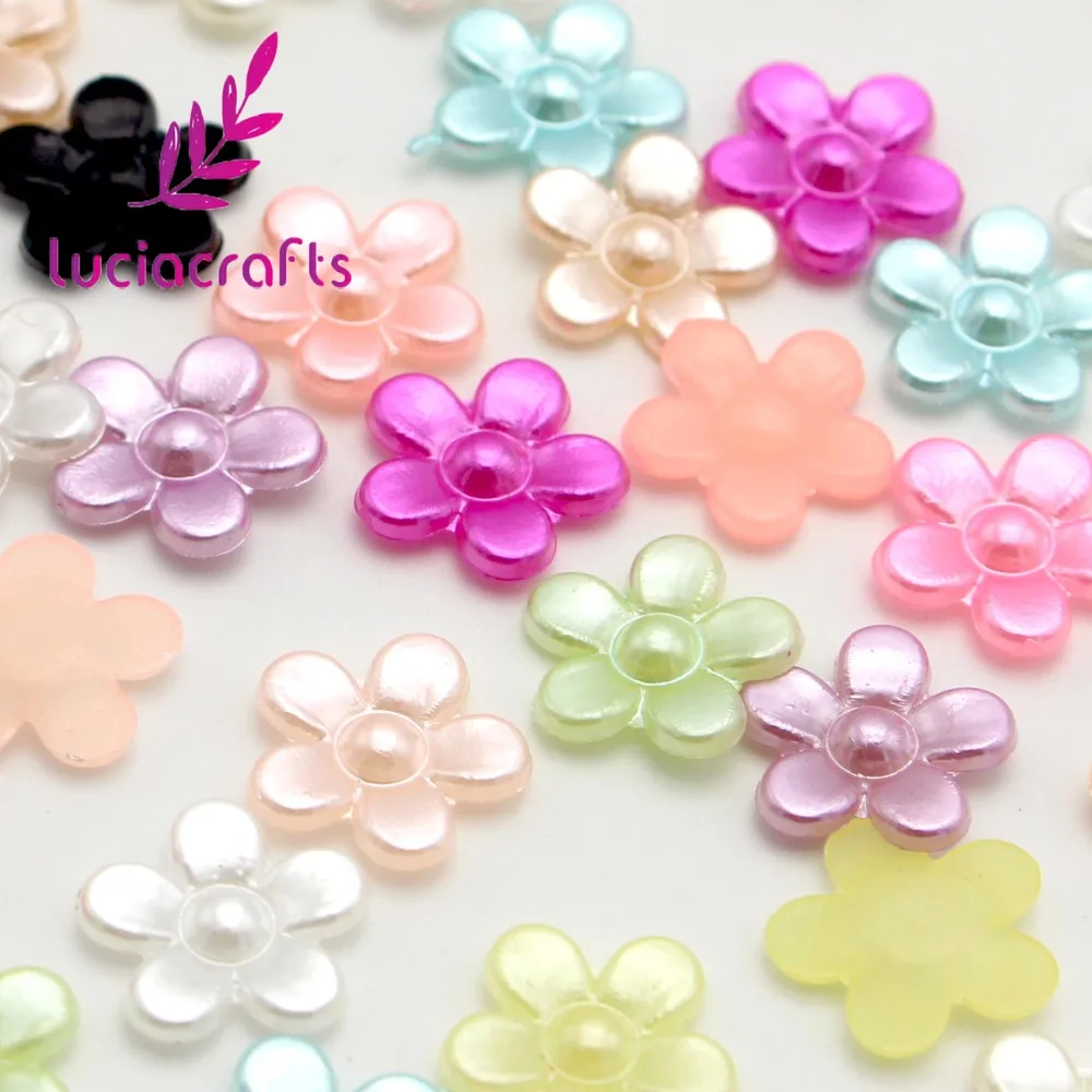 

Lucia crafts Mix Colors 12mm ABS Imitation Pearls Flatback Scrapbook DIY Handmade Decoration Accessories 50Pcs F0314