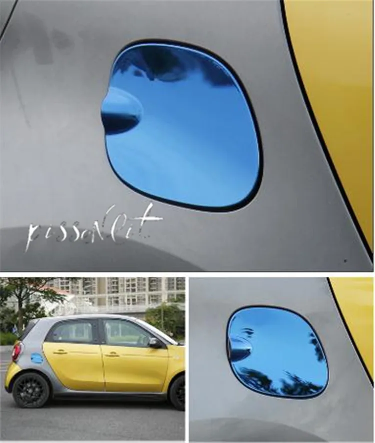 Крышка топливного бака для Smart Fortwo Forfour 2015 18 наклейки на автомобиль из нержавеющей