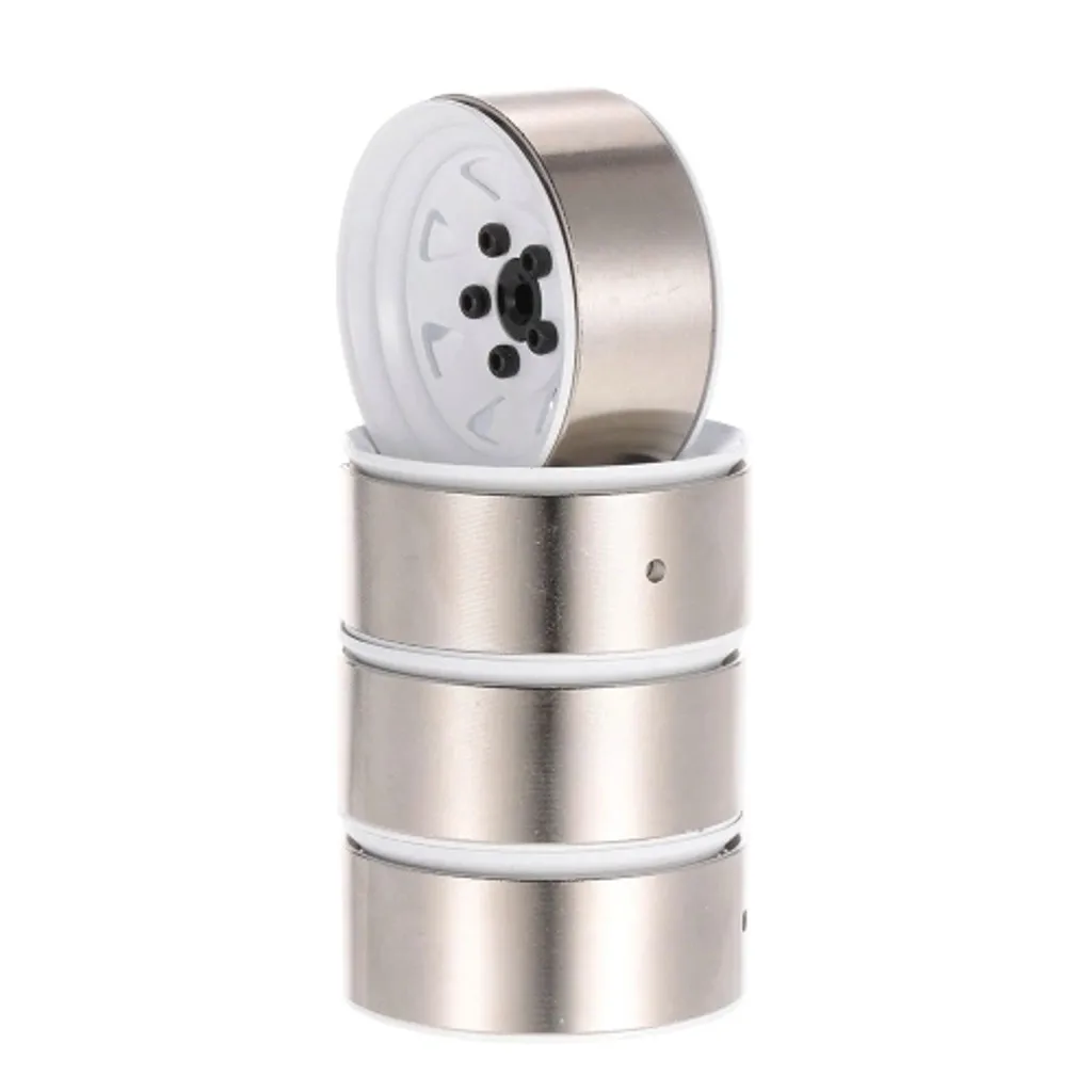 

4pcs 1.9 Inch 1/10 Wheel Hub Deadlock Metal Wheel Rim for 1/10 D90 RC Crawler Parts Toy for children Dropshipping Ship from US