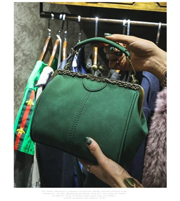 BARHEE Новая Винтажная женская сумка из искусственной замши, нубук, корейская мода, женская сумка на плечо из искусственной кожи, маленькая сумка-тоут - Цвет: green