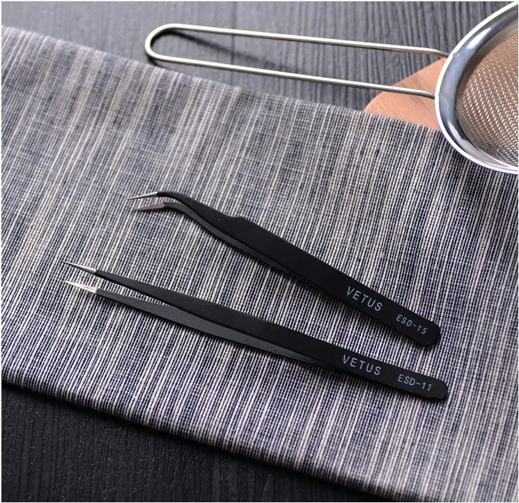 high quality bend tweezer length 135mm sewing machine spare parts