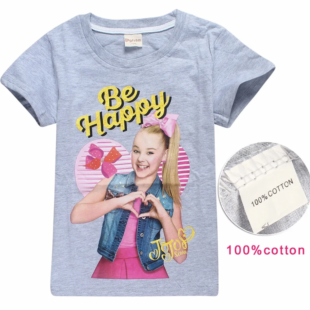 New spring autumn girls JOJO Siwa clothes sets sweatshirt+ Pants full sleeve clothing Suit children Sport cotton kids wear