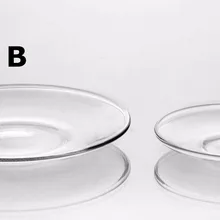 Виды жаростойкого прозрачного стеклянного блюдца для чая кофе напиток чашки Кружка-Размер S/L