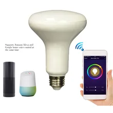 voice kontrol light wifi bulb google E27 play bulb globo de luz de festa 7W intelligent bulb for smart home rgbw alexa