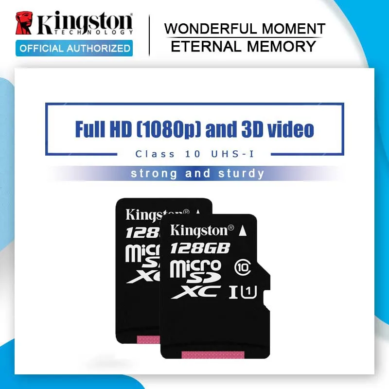 

Kingston Micro SD card 128GB Memory Card Class10 64GB 32GB 16GB TF Card MicroSDHC/SDXC UHS-1 8GB c4 MicroSD cartao de memoria