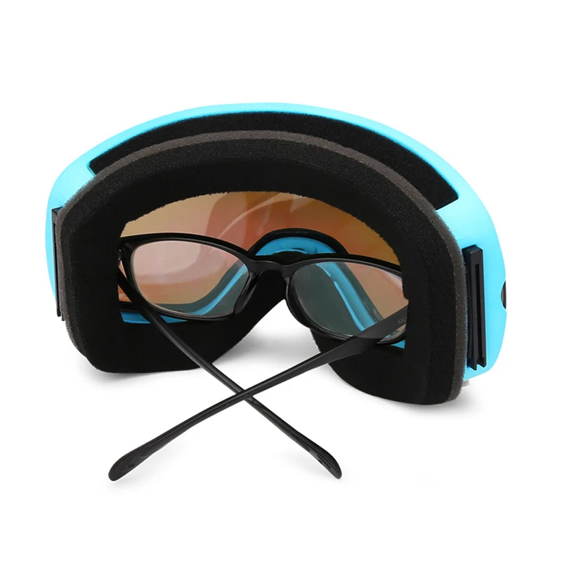 Magnética Connectio profesional gafas de esquí doble capa UV400 Anti-fog Snowboard gafas de esquí hombres mujeres máscara de esquí gafas