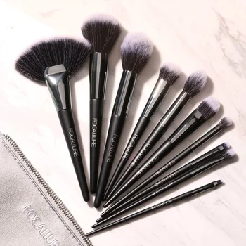 

FOCALLURE Makeup Brush Set With Bag Face Powder Foundation Eyeshadow Top Quality Brushes Makeup Tool
