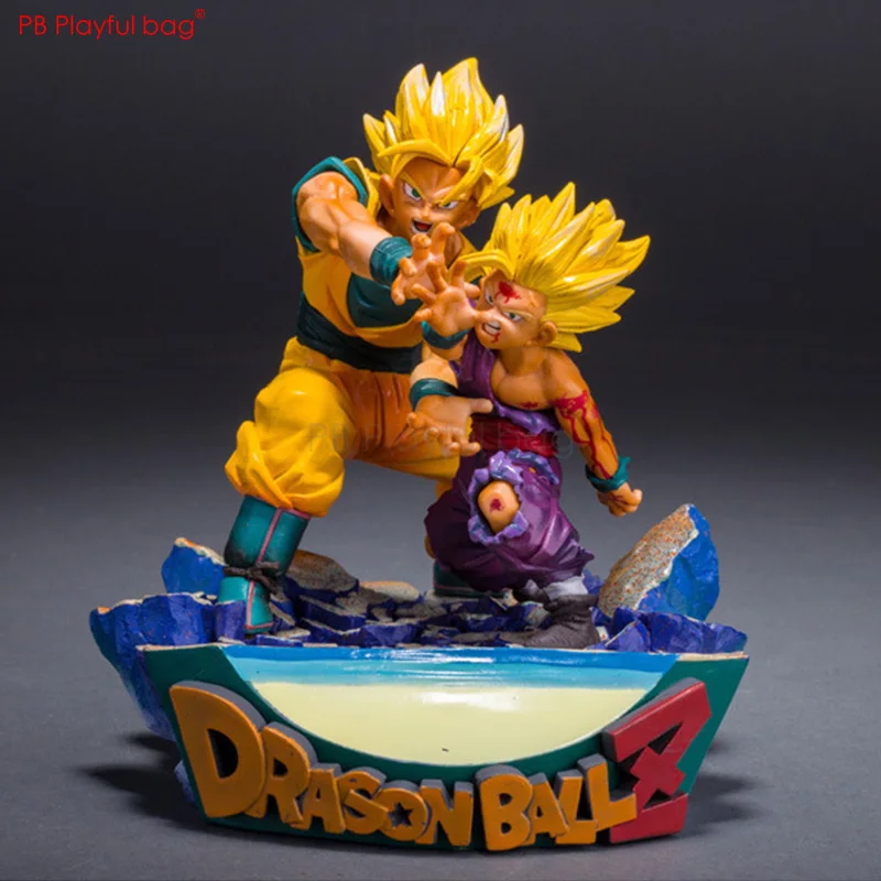 Изысканный 17 см Seven Dragon b Goku и Gohan отец и сын kamehameha Тяжелая фигурка ПВХ анимационные коллекции HA23