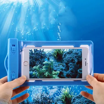 

Sealing Waterproof Phone Bags with Strap Protect Bag Dry Pouch Protective Case Cover 3.5 inch -6 inch Smart Phone Swimming Bags