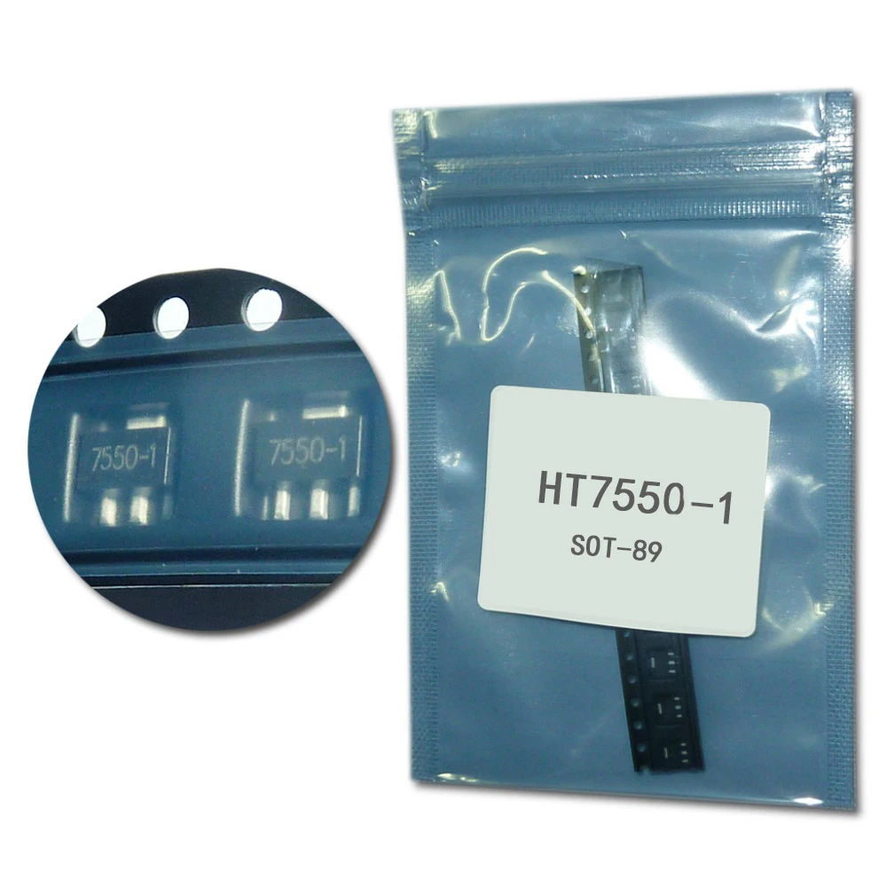 HT7550 1 Low Voltage Stabilizing circuit SOT89 10pcs/lot-in Integrated ...