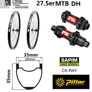 

27.5er Mountain Bike Wheels 35mm*35mm 650B Carbon MTB Rim For AM XC Cycling Wheelset with Original DT Swiss 240 Hub