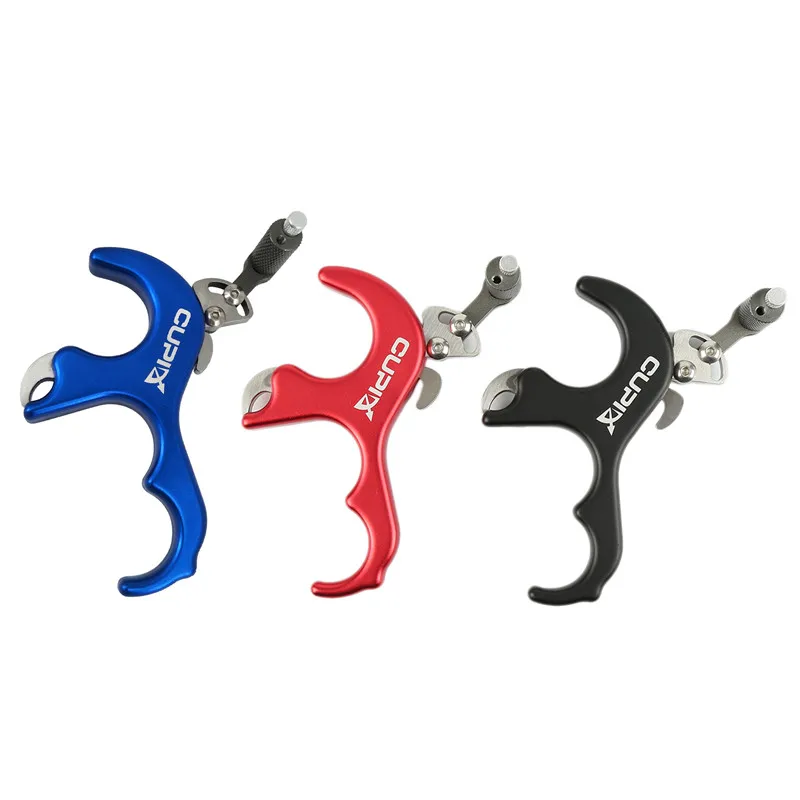 

3 Color Bow Release Aid Aluminum Archery Caliper CUPID Bracket for Compound Bow Hunting Finger Release Caliper Trigger