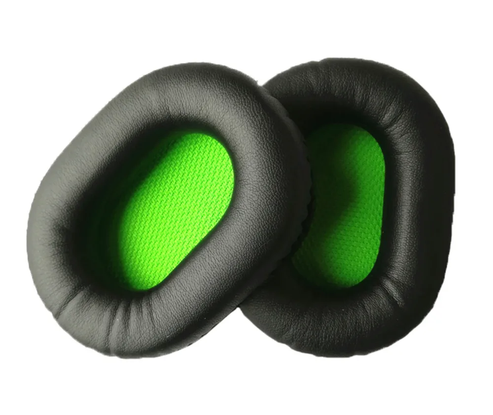 Whiyo 1 pair of Replacement Ear Pads Cushion Cover Earpads Pillow for Razer Battlefield 3 4 Headphones