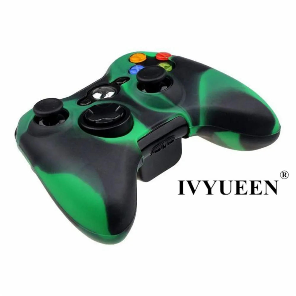 Защитный чехол IVYUEEN Camo для microsoft Xbox 360 проводной/беспроводной контроллер силиконовый чехол для X Box 360