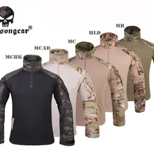 Emersong GEN3 боевая рубашка охотничий страйкбол тактическая одежда военная камуфляжная футболка G3 BDU Униформа мультикам черный HLD MR