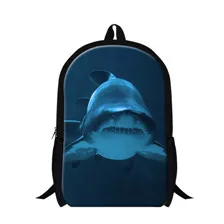 Shark Backpack for Kids Zoo dangerous Shark Print Bag Animals Schoolbags gift Elementary student Book bag 
