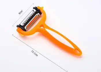 

Random Color Kitchen Accessories Tools 2016 Multifunctional Carrot Potato Melon Gadget Vegetable Fruit Peeler Slicer Cutter