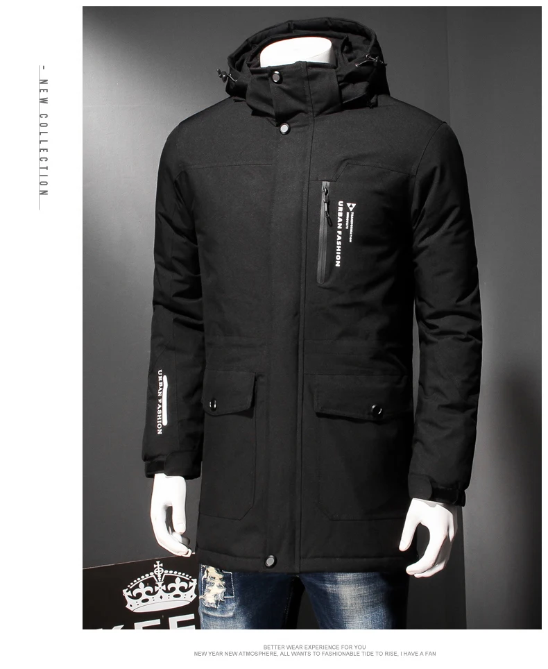 Большие размеры 8XL 6XL 5XL Высококачественная Теплая мужская зимняя куртка ветрозащитная Повседневная Верхняя одежда толстое пальто средней длины Мужская парка