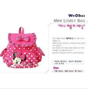 Baby girls backpack bag pink/red color cartoon children | Багаж и сумки