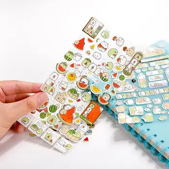 

Watermelon Sumikko Gurashi Cartoon Gilding Decorative Washi Stickers Scrapbooking Stick Label Diary Stationery Album Stickers