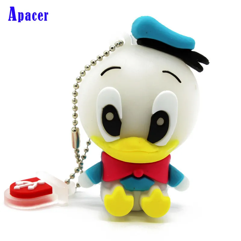 Apacer полный объем прекрасный мультфильм утка usb флеш-накопитель мультфильм 16 ГБ Флешка usb2.0 32 ГБ 64 ГБ