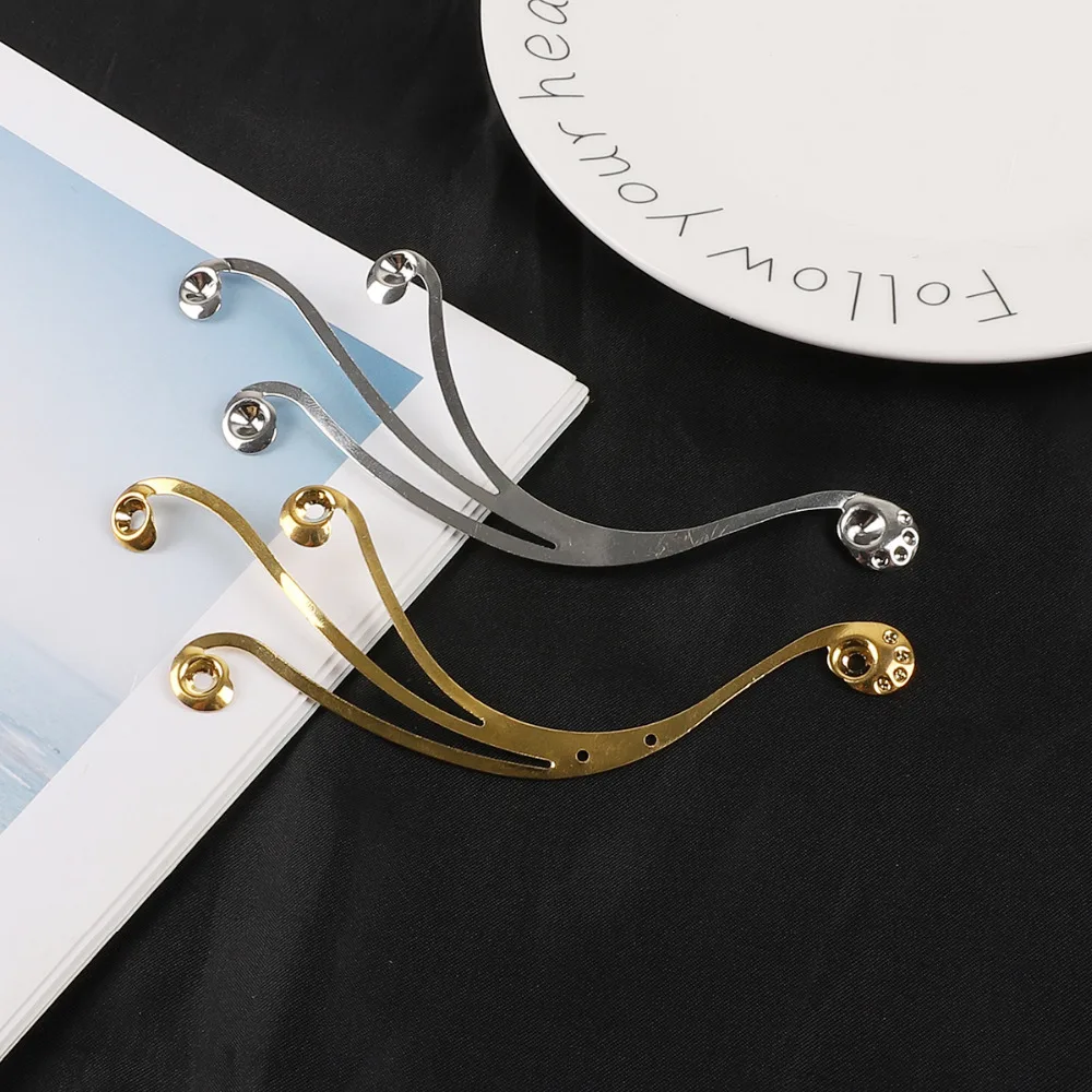 

2pcs Gold/Rhodium Plated Tone Filigree Feather Connectors Iron Crafts For DIY Jewelry Making Findings Charms Pendant