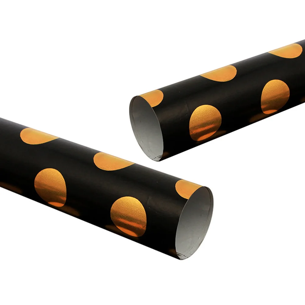 

5 Rolls Beautiful Decorative Durable Fashion Gift Polka Dots Wrapping Paper Wrapper Packaging Paper Papercraft