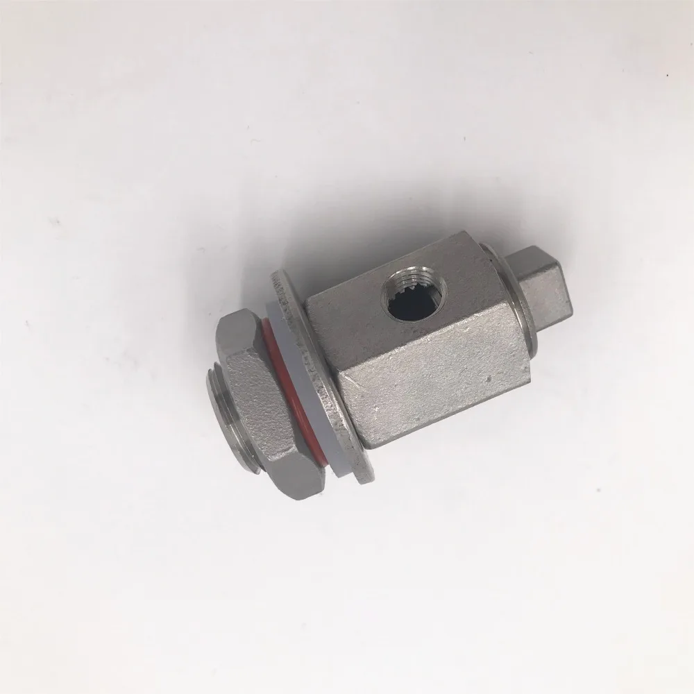 

Weldless Sight Gauge Adapter Kit, 1/2" MPT x 1/8" FPT, with Silicone O-ring, washer, Groove Lock Nut