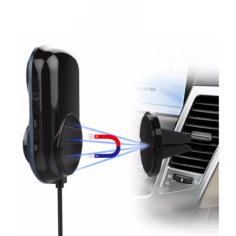 Bluetooth fm-передатчик Беспроводной Hands-free радио адаптер с QC3.0 Smart Dual Порты usb безопасного вождения с одним из ключевых Управление