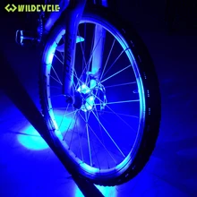 leadbike Bike Front Rear Hubs Light Luz Bicicleta MTB Cycling Flash 8 LED Lamp Spoke Wheel Lights Bicycle Accessories,3-Modes