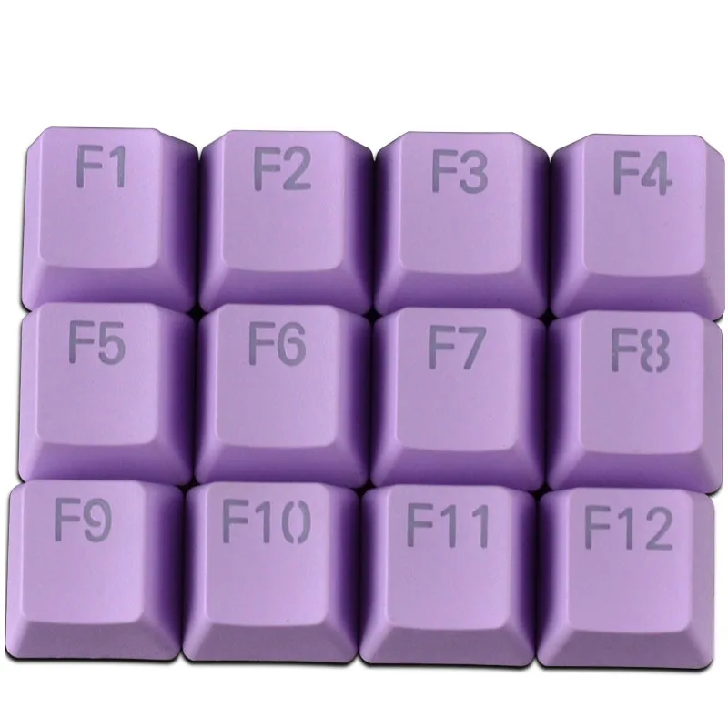 Колпачки для клавиш с подсветкой PBT F1 ~ F12 12 в комплекте колпачки Cherry MX колпачками