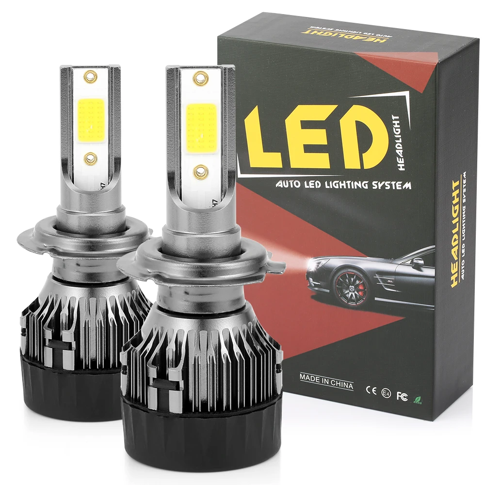 

NEW Arrivals H4 LED H7 H1 H11 9006 9005 Car Lights Bulbs 6500K Auto Headlights 16000LM LED Headlight 72W LED Lamp Hi/Lo Beams