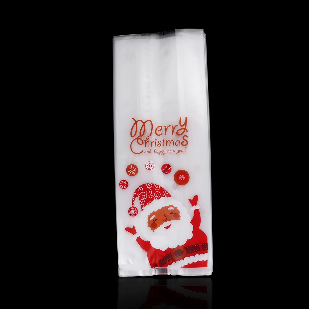 

50 Pieces New Arrival Christmas Candy Bag Self Adhesive Gift Packing Bags for Party Home Decoration