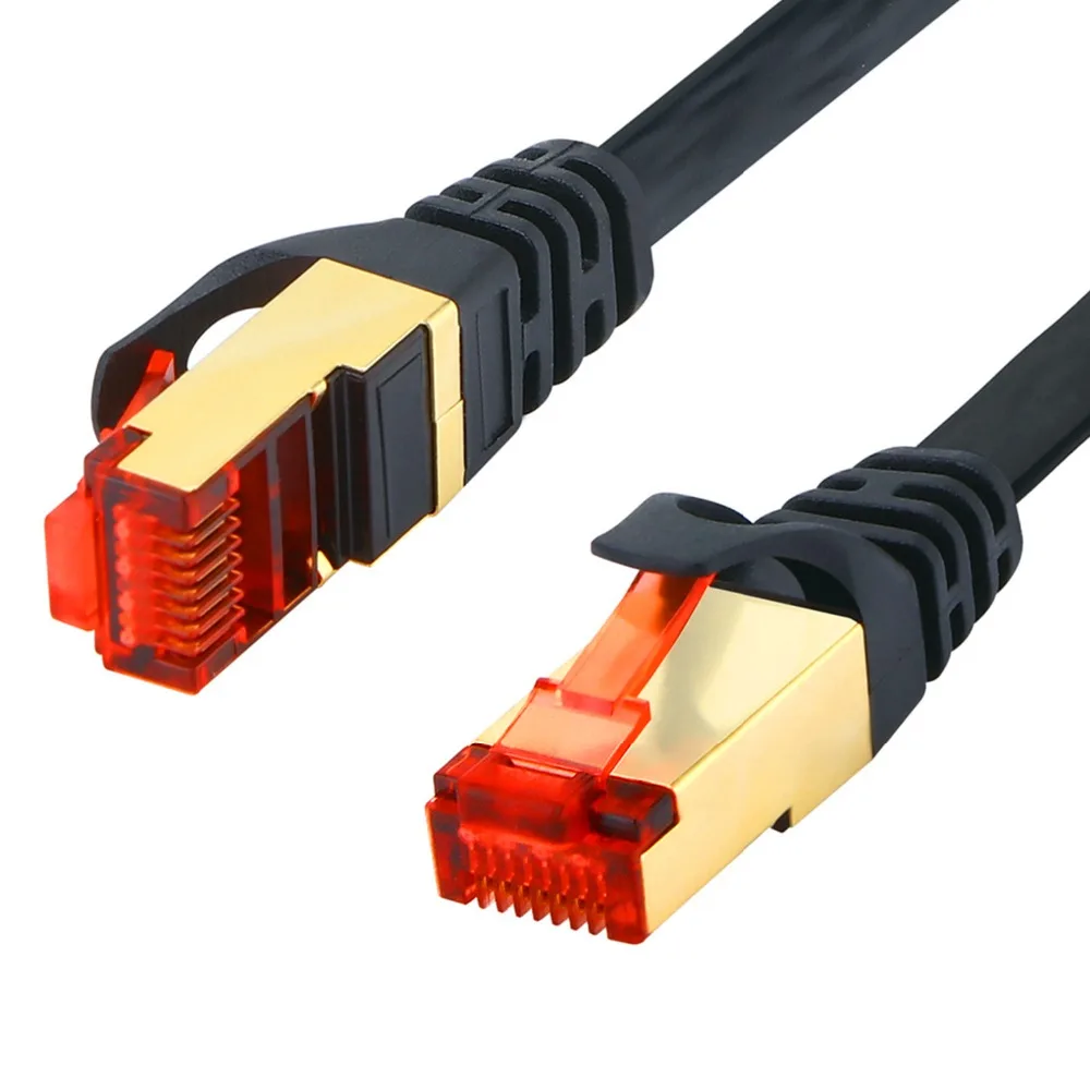 

CAT6 Ethernet Network Cable Flat RJ45 Connector 0.5m 1m 2m 3m 5m 10m 15m Gigabit Patch Lan Router Cable for Modem Computer PS3