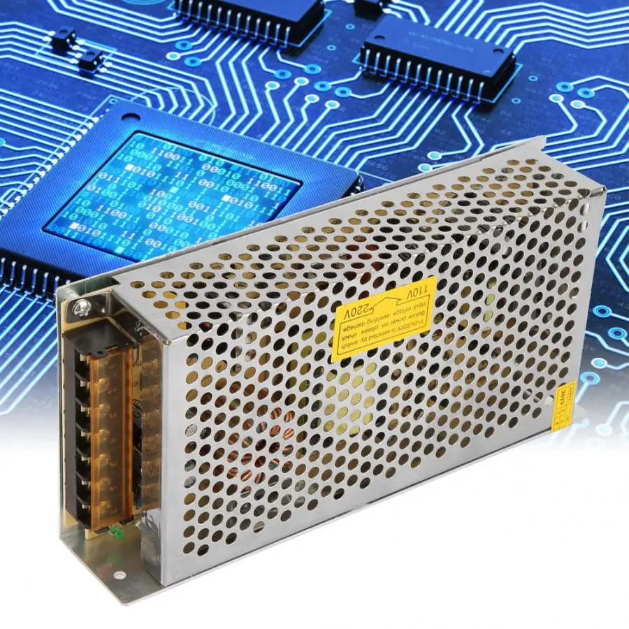 DC Питание 110 V-220 V переменного тока 12 V/16.7A переключение Питание Драйвер адаптер Напряжение конвертер 200W Переключатель Питание светодиодный