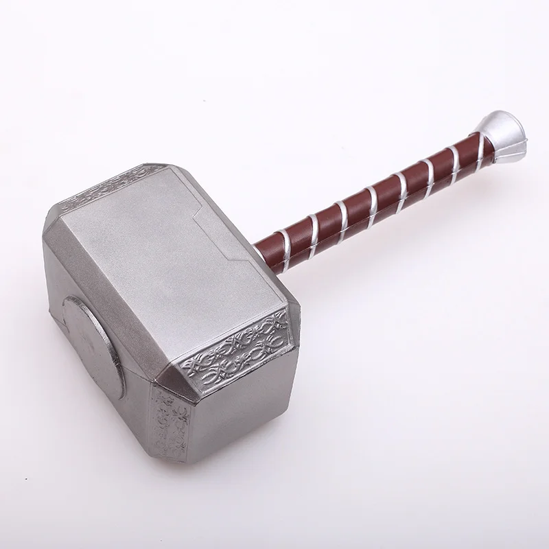 

44CM Thor Mjolnir Hammer Figurine Dolls PU Action Figure Collectible Model Toy Kids Gift Toys for Children