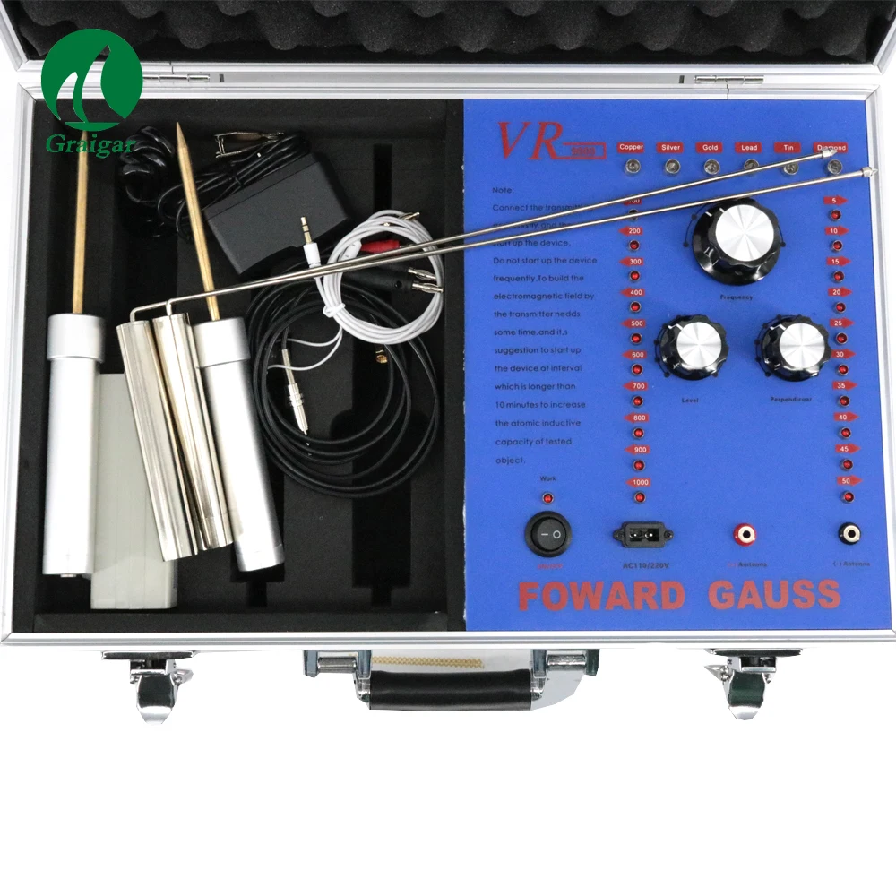 

Long Range Underground Gold Detector VR9000 Gold Digger Treasure Hunter Diamond Detector