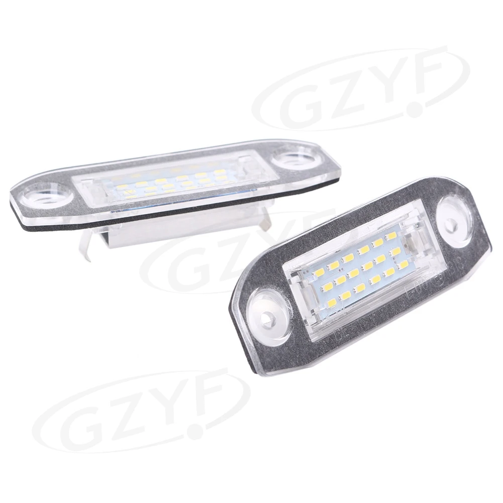 Для Volvo C30 S40 6500K автомобильный, smd-индикатор номерного знака свет лампы Лед Белый 2 шт автомобильное освещение части Аксессуары