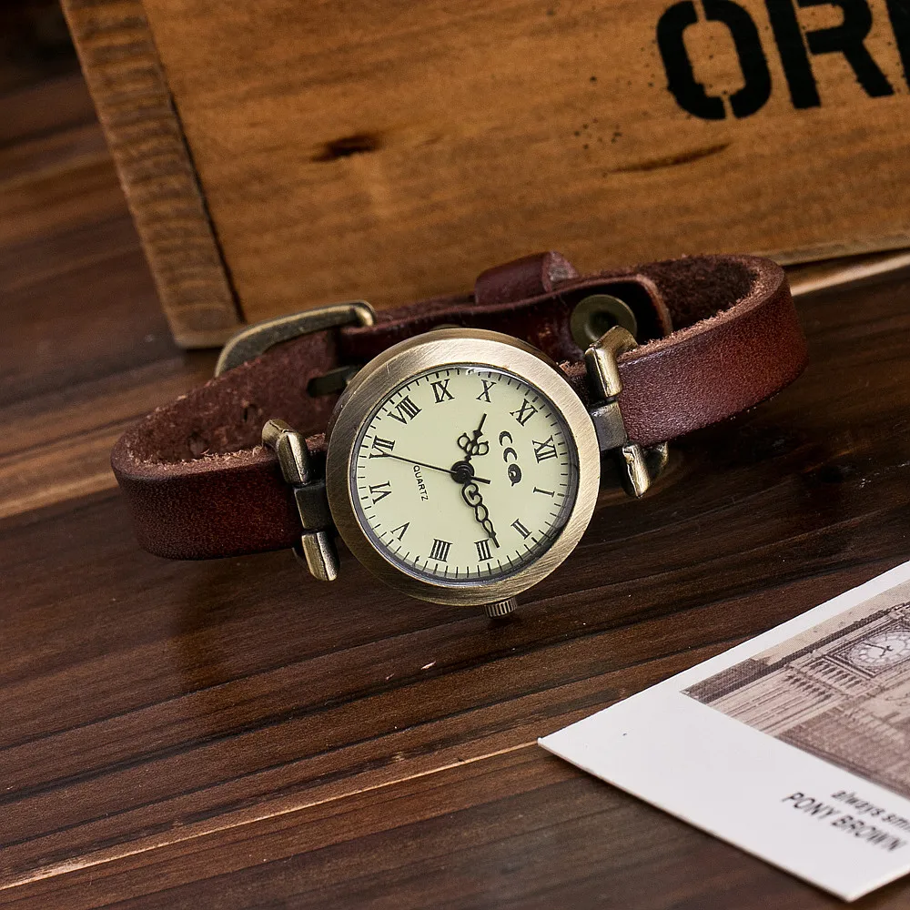 

Sloggi Korean Fashion Womens Watches Roman Numerals Small Dial Watch Retro Literary Personality Quartz Watch Dames Horloges