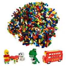 1000pcs Classic Building Bricks Set DIY font b Toys b font for Children Educational Building Blocks