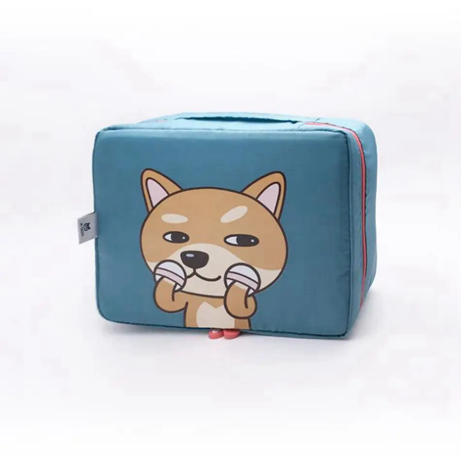 

Casual Animal Cat Cosmetic Bag Women Function Travel Makeup Bag Zipper Make Up Case Organizer Storage Pouch Toiletry Beauty Kit