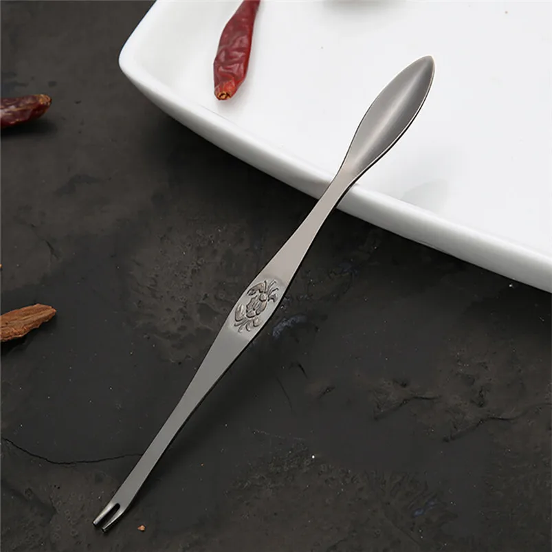 Practical Seafood Crab Lobster Fork Picks Handy Helper Nutcracker Needle Home Party Chicken Accessory Decor Tool 40JY294