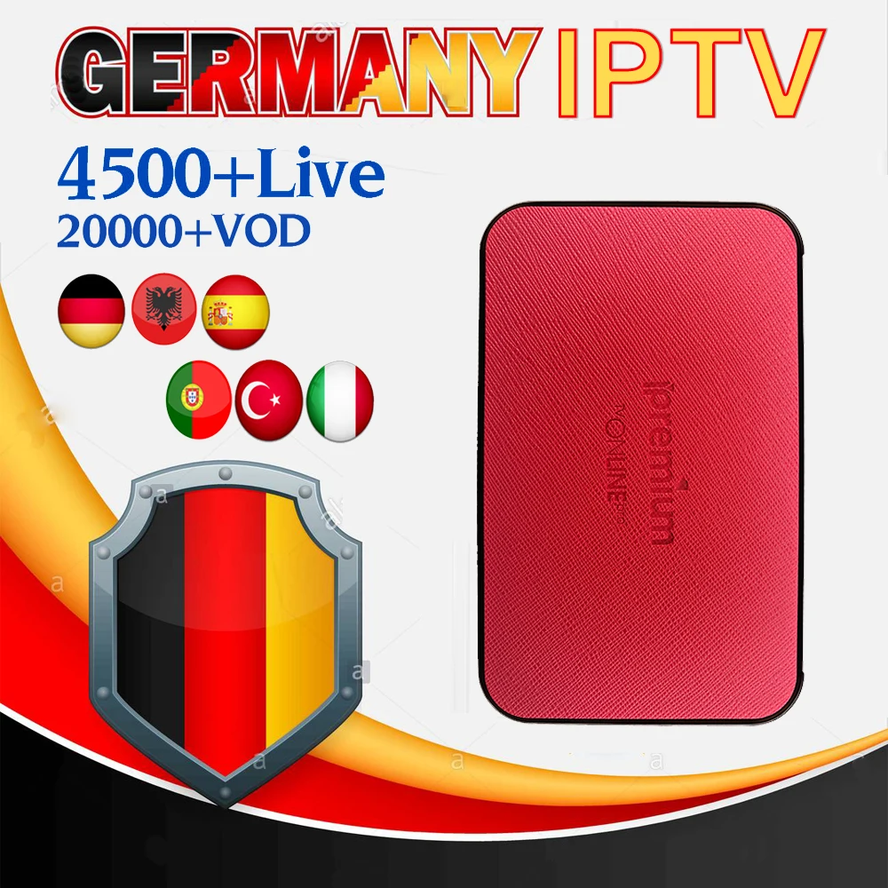 Italy IPTV Ipremium TVONLINE Pro+Super Smart IPTV Box H.265 4K UHD Albania Germany French Turkey UK PayTV Hotclub Adult Channel